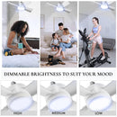 Ceiling Fan with Remote & LED Light