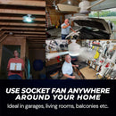 Ceiling Fan with Remote & LED Light