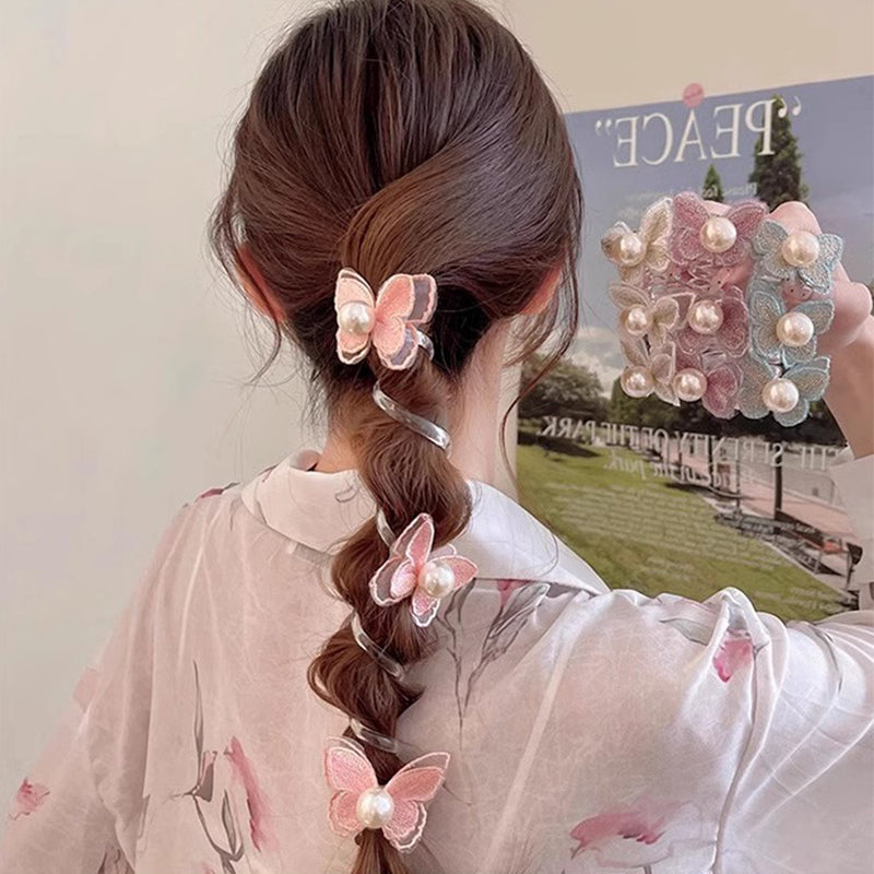 Elastic Coils Multi Color Hair Ponytail Braids Fixed Hair Rope Accessory