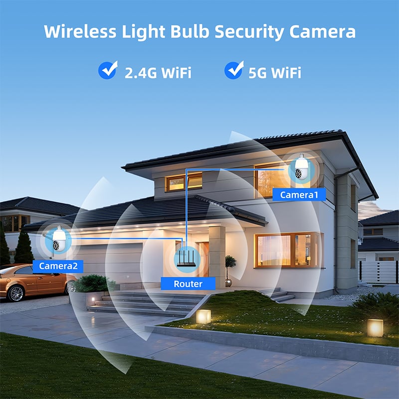 Camera Monitor with Strong White Light Bulb