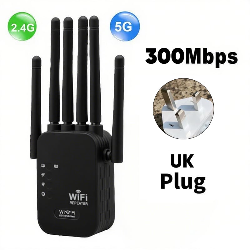Upgraded 6-Antenna WiFi Extender