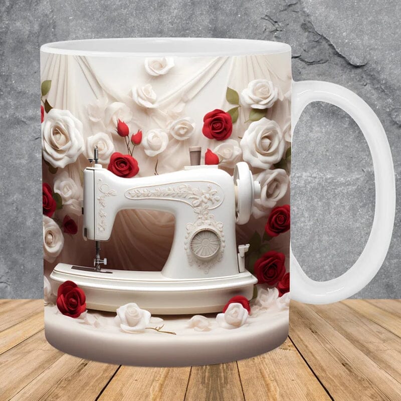 New 3D sewing machine mug