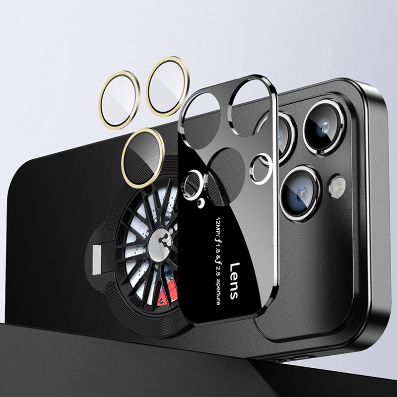 Rotating gyroscope phone case