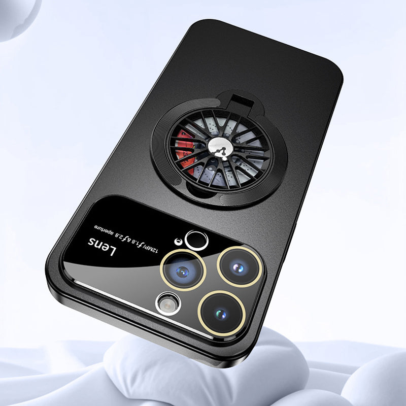 Rotating gyroscope phone case