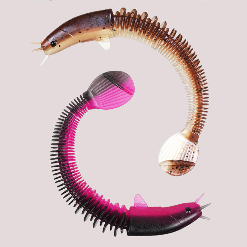 New Design Angler Dragon Loach Lure 46 Section Soft Bait