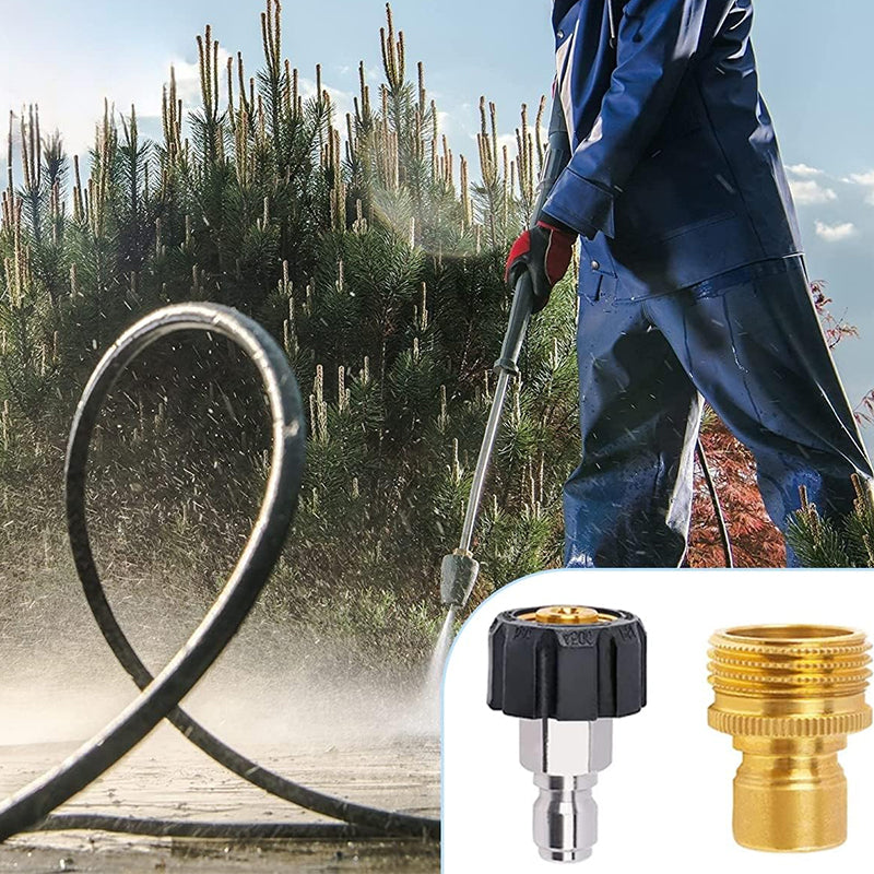 Hose water gun quick connect adapter