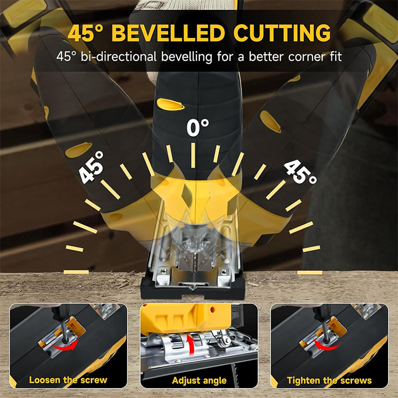 Cordless Brushless Jigsaw with LED