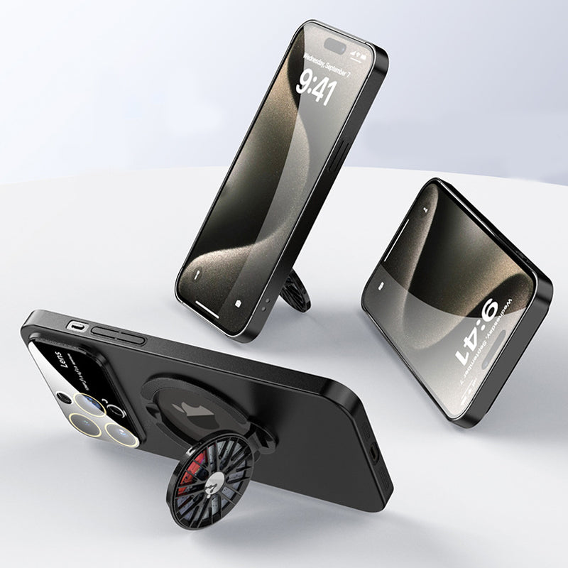 Rotating gyroscope phone case