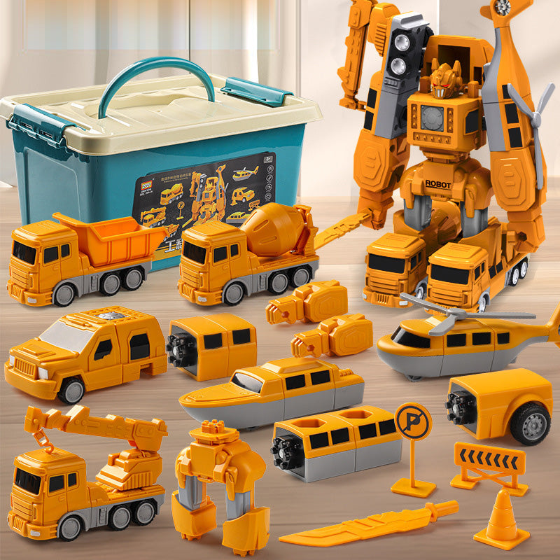 Magnetic Transform Engineering Assembled  Cars