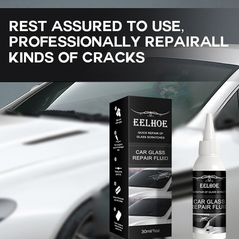 Car windshield repair fluid