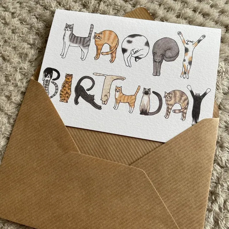 Cats Birthday Card