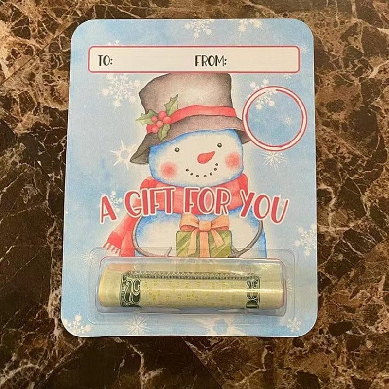 Christmas Money Holder Greeting Card