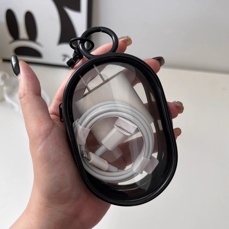 PVC waterproof transparent cable storage bag