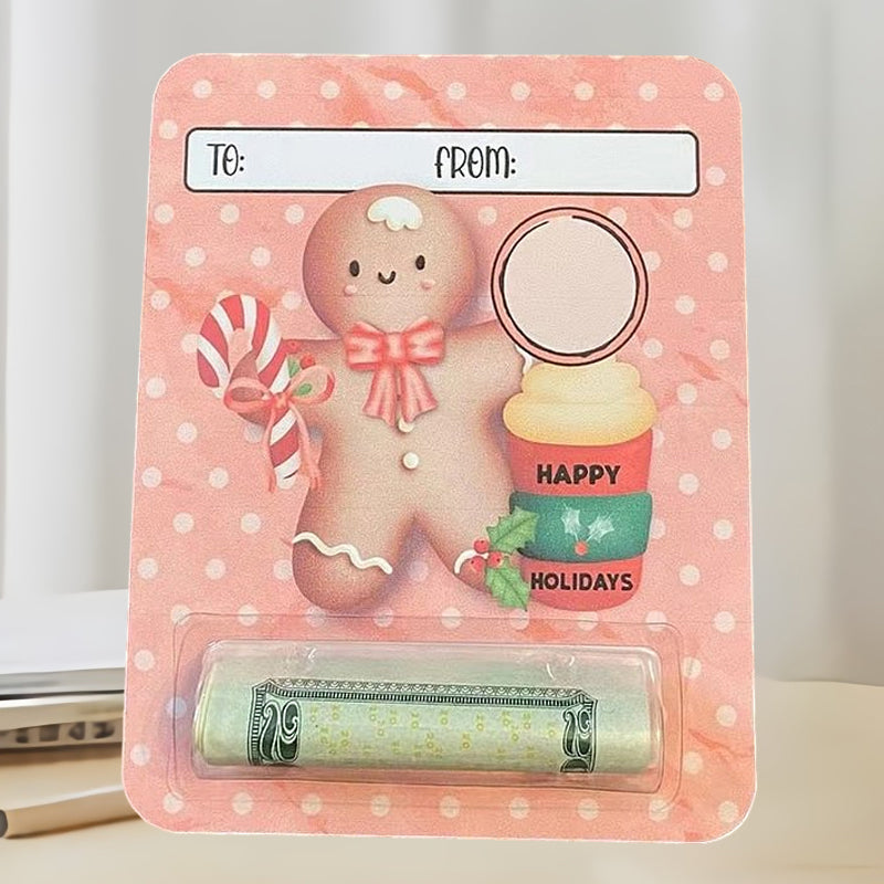 Christmas Money Holder Greeting Card