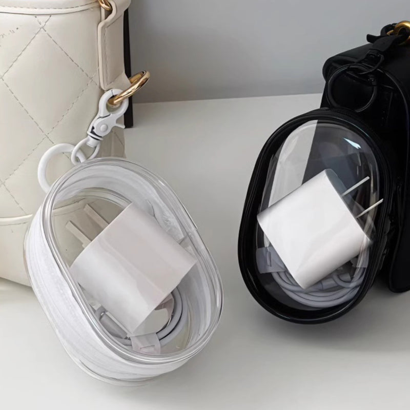 PVC waterproof transparent cable storage bag