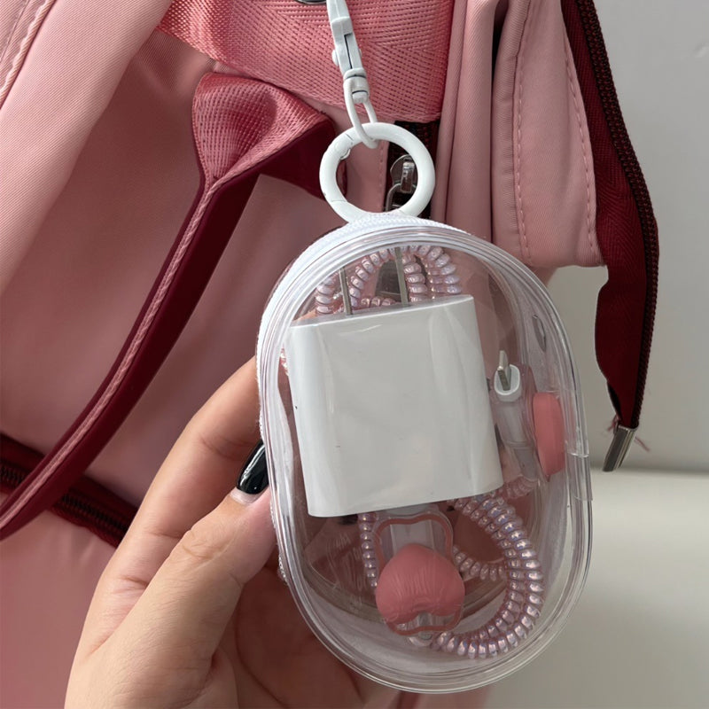 PVC waterproof transparent cable storage bag