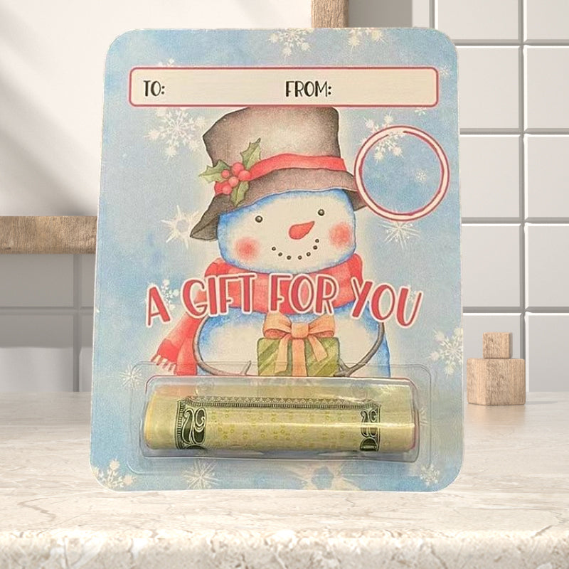 Christmas Money Holder Greeting Card