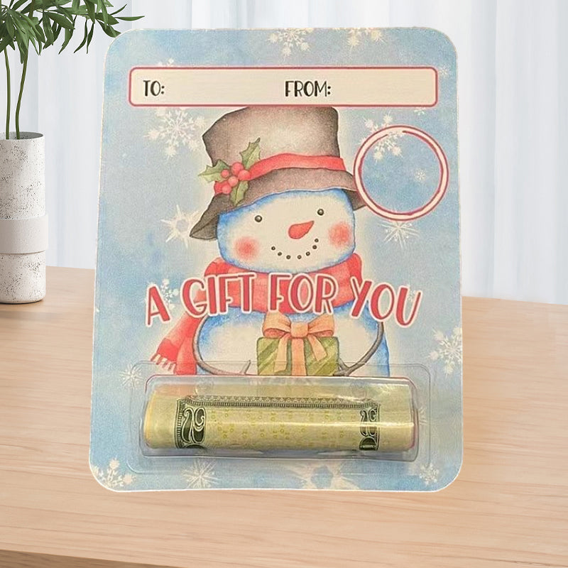 Christmas Money Holder Greeting Card