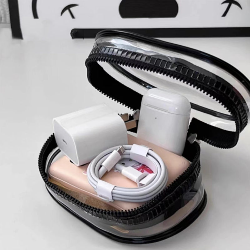 PVC waterproof transparent cable storage bag