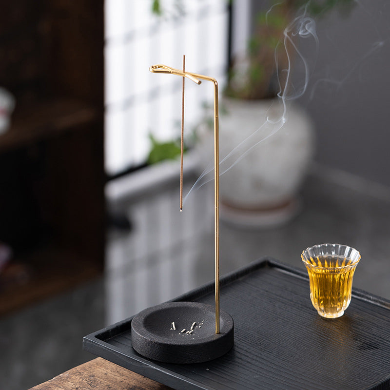 Zen upside-down incense stand