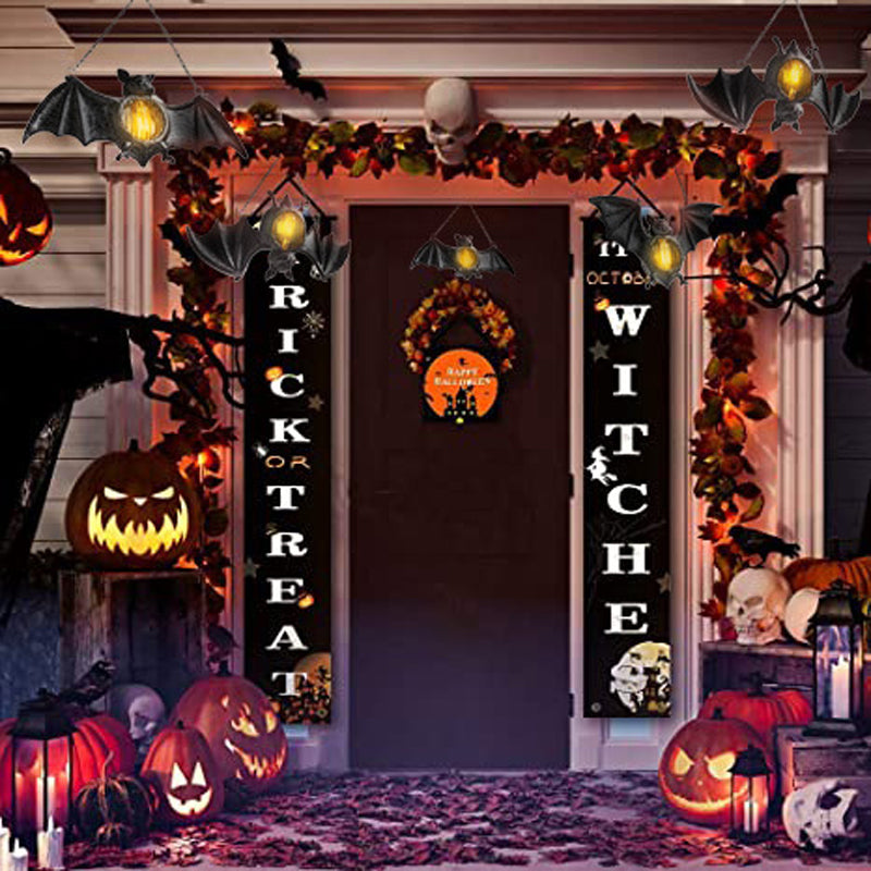 Halloween Black Bat Lantern