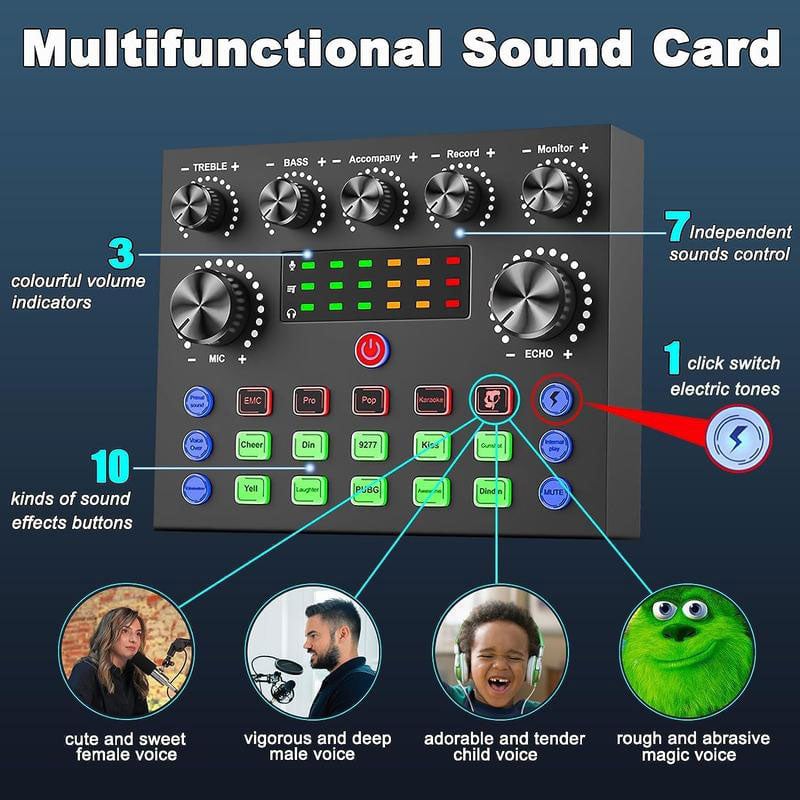 Live Sound Card Recording Kit