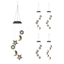 Sun Moon Star Solar Hanging Lights