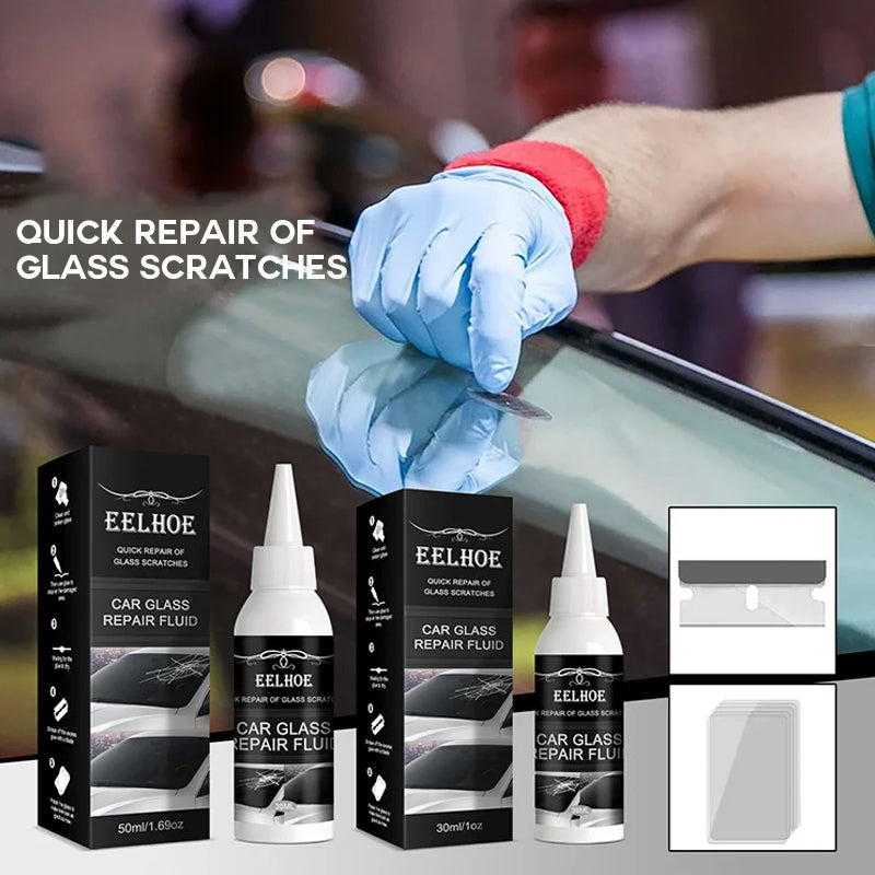 Car windshield repair fluid
