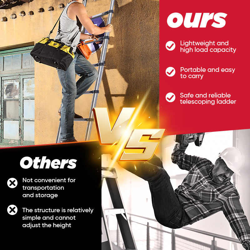 Portable Collapsible Extension Ladder