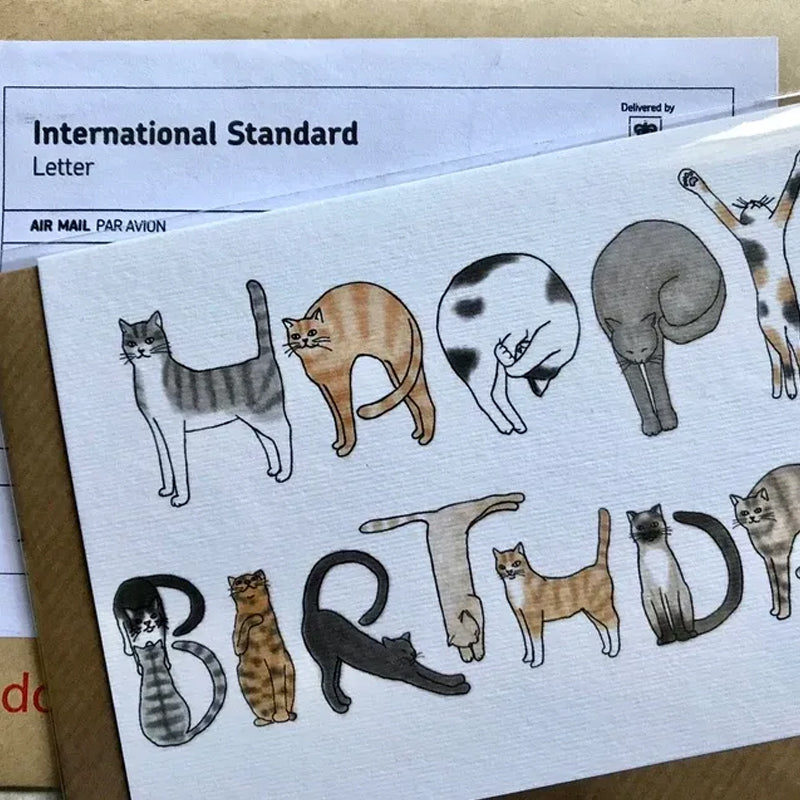 Cats Birthday Card