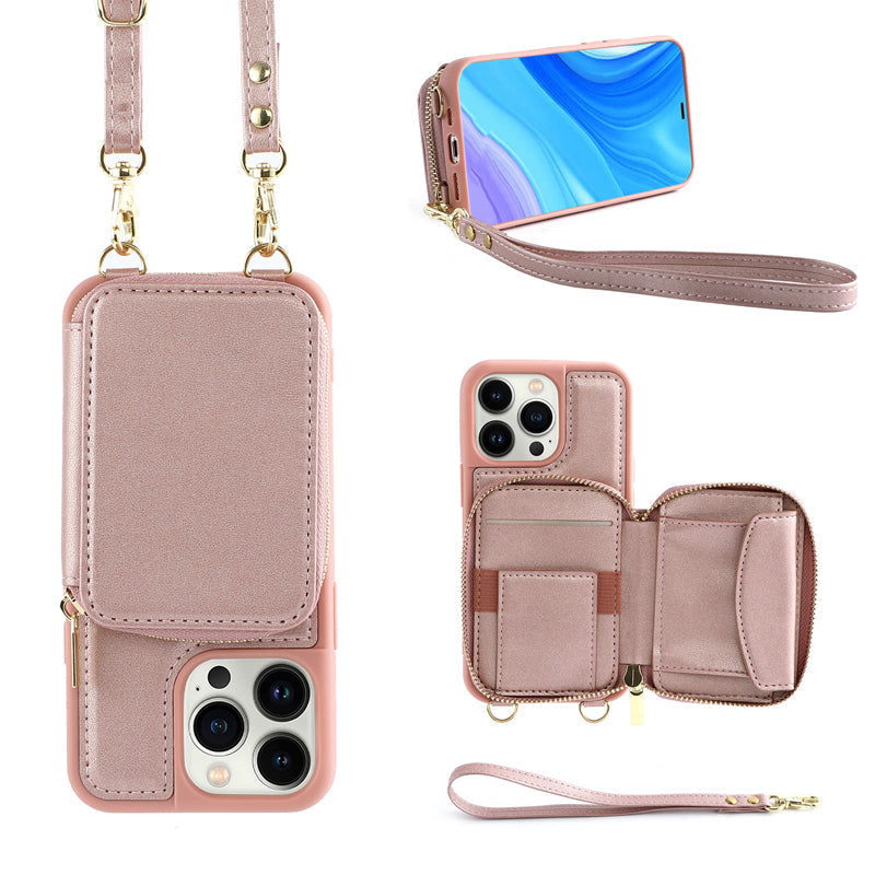 Phone Cover With Wallet & Sling, Crossbody Handbag