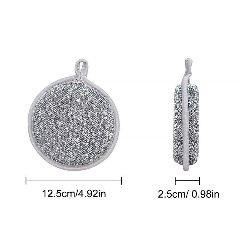 Double-sided steel wire sponge wipe(10pcs)
