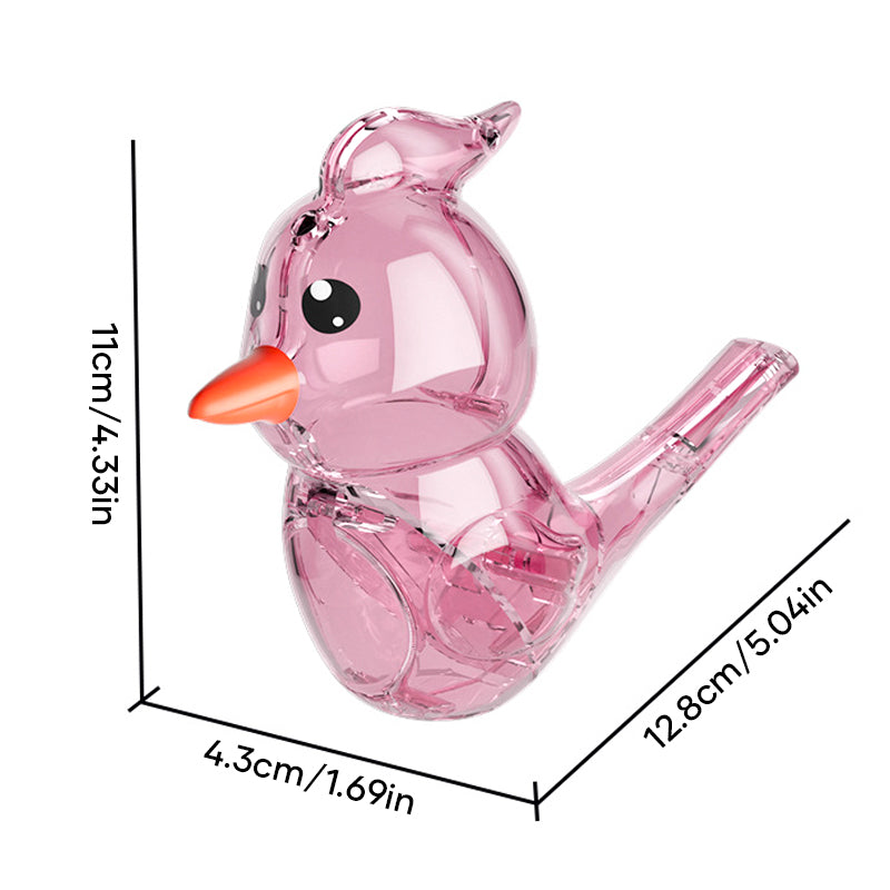 Creative water-injected bird whistle toy