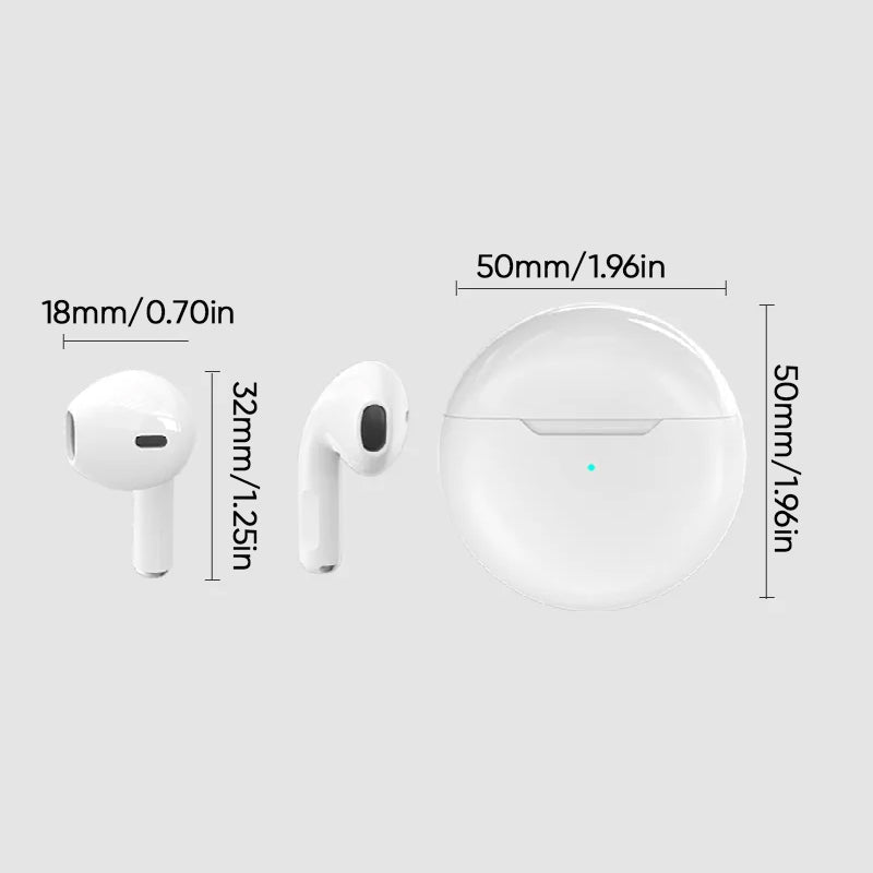Original Air Pro 6.0 TWS Wireless Bluetooth Earphones Mini Pods