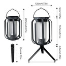 Solar lantern outdoor light with 4 Modes
