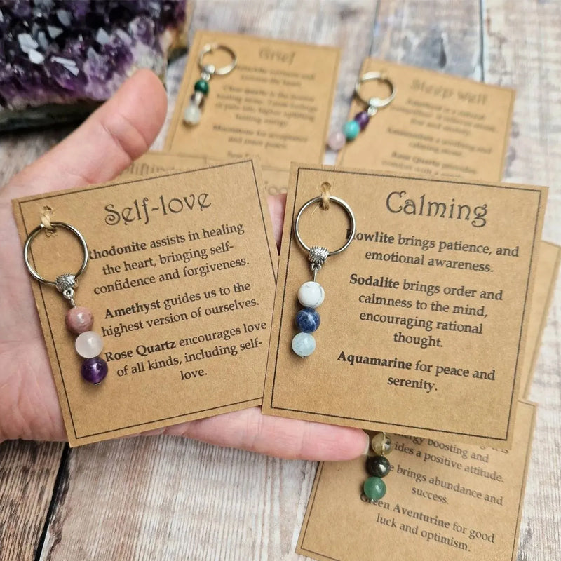 Healing Gemstone Keychain