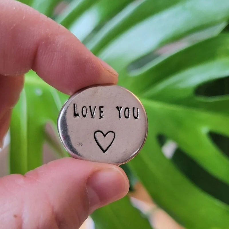 Heartfelt Tin Pocket Token