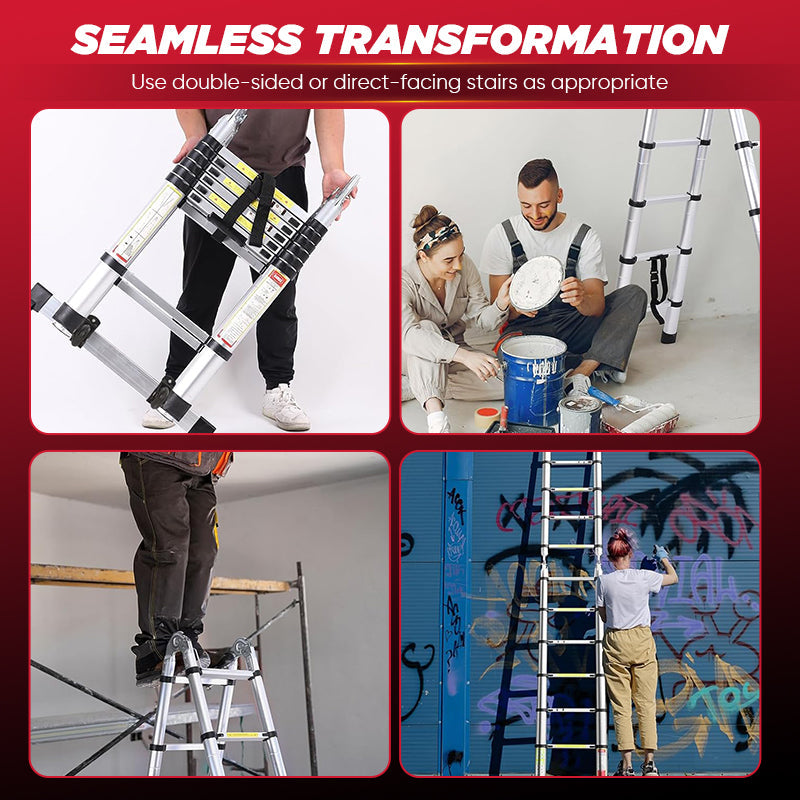 Portable Collapsible Extension Ladder