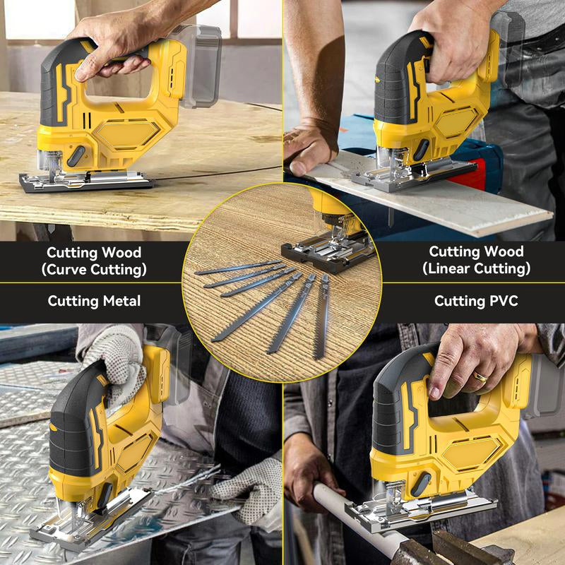 Cordless Brushless Jigsaw with LED