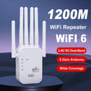 Upgraded 6-Antenna WiFi Extender