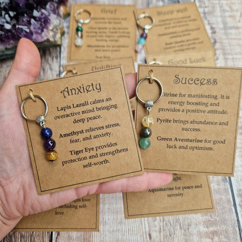 Healing Gemstone Keychain