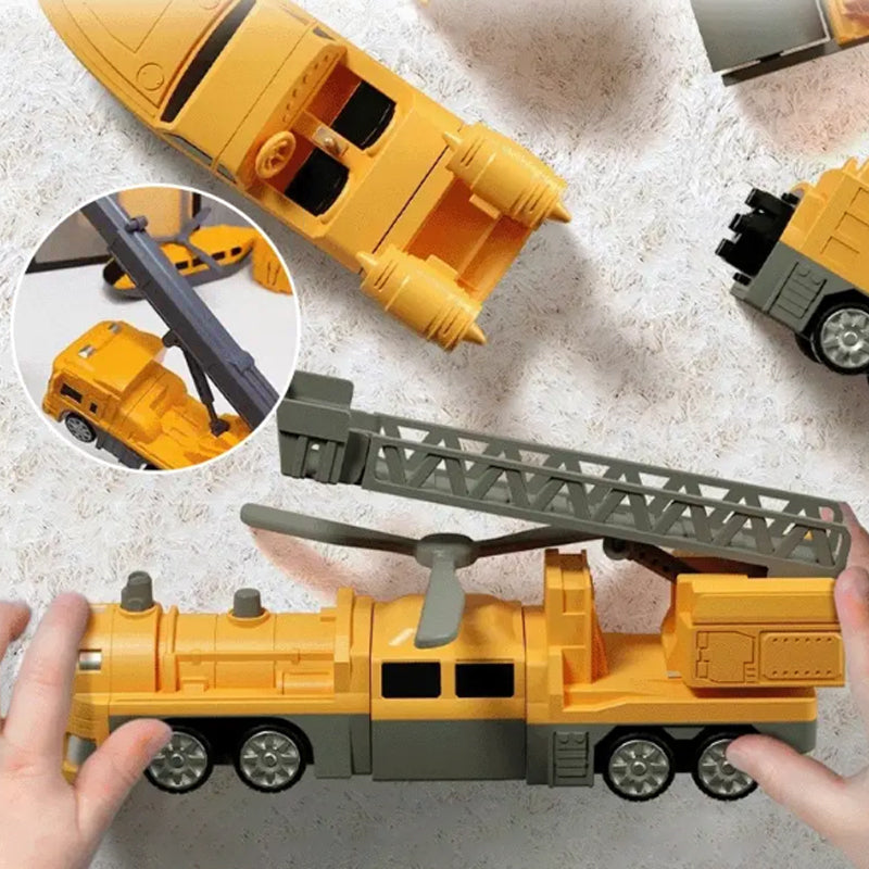Magnetic Transform Engineering Assembled  Cars