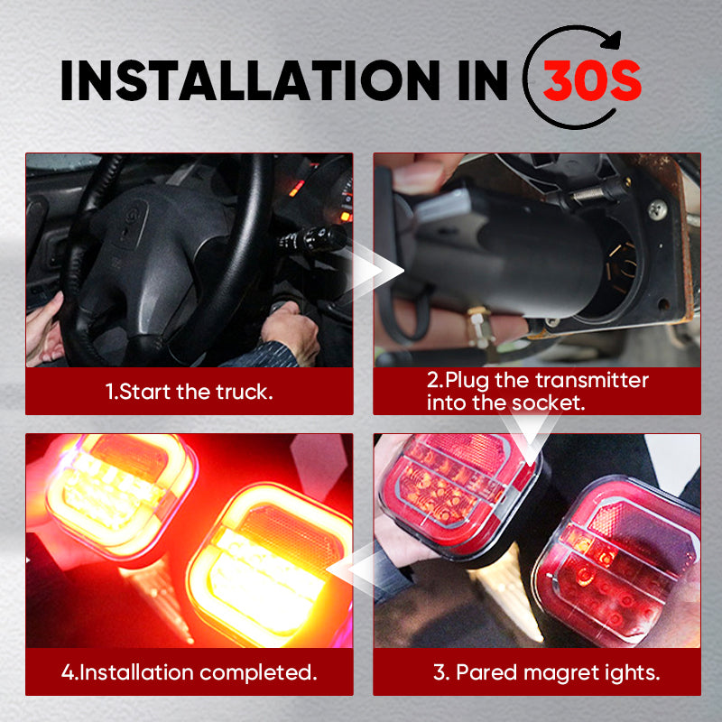 Wireless Trailer Lights Kit