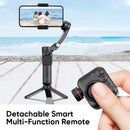 Smart 3-Axis Gimbal Stabilizer with AI Tracking – Professional Video Shooting Tool