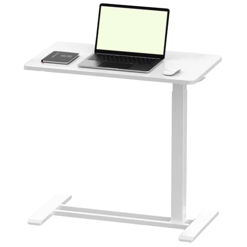 Hidden Casters Adjustable Bedside Table