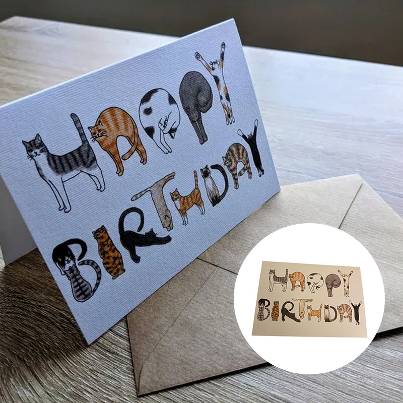 Cats Birthday Card