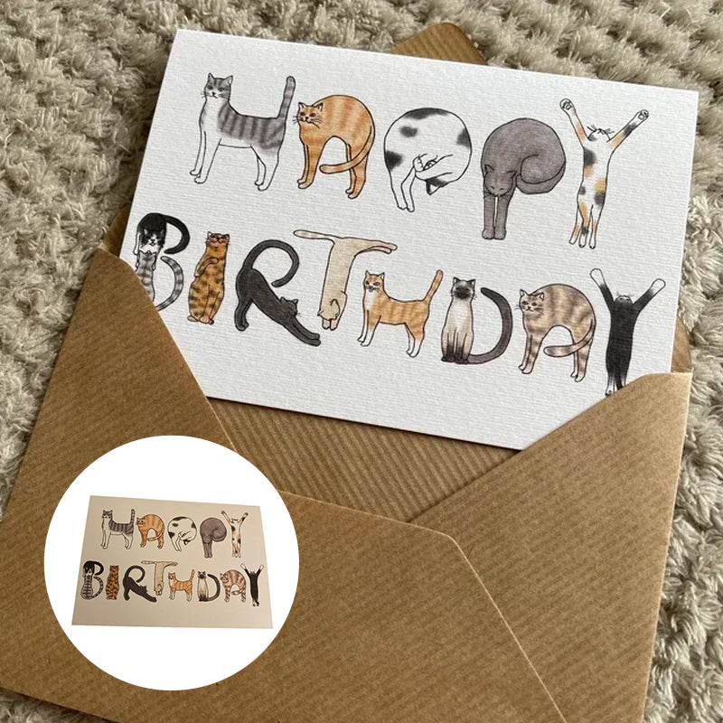 Cats Birthday Card