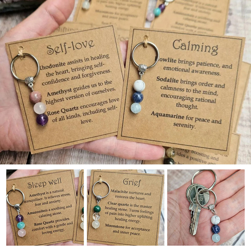 Healing Gemstone Keychain