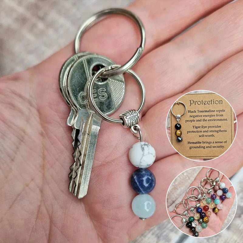 Healing Gemstone Keychain