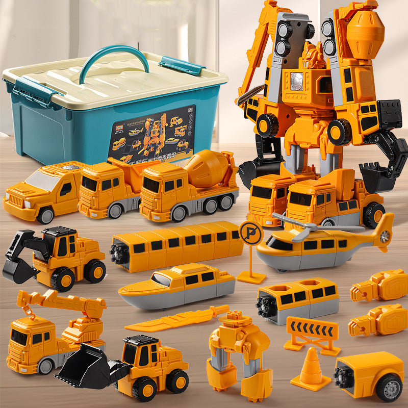 Magnetic Transform Engineering Assembled  Cars